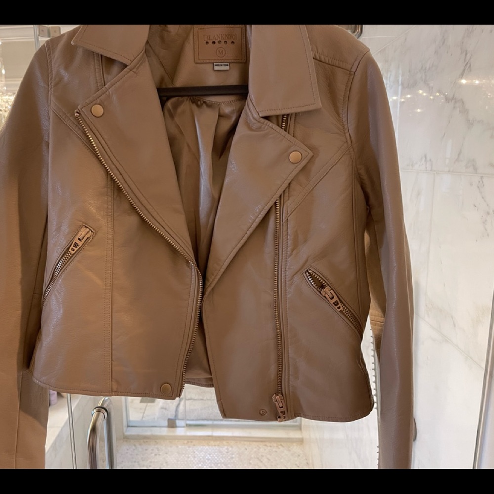 Blank NYC Faux Leather Moto Jacket